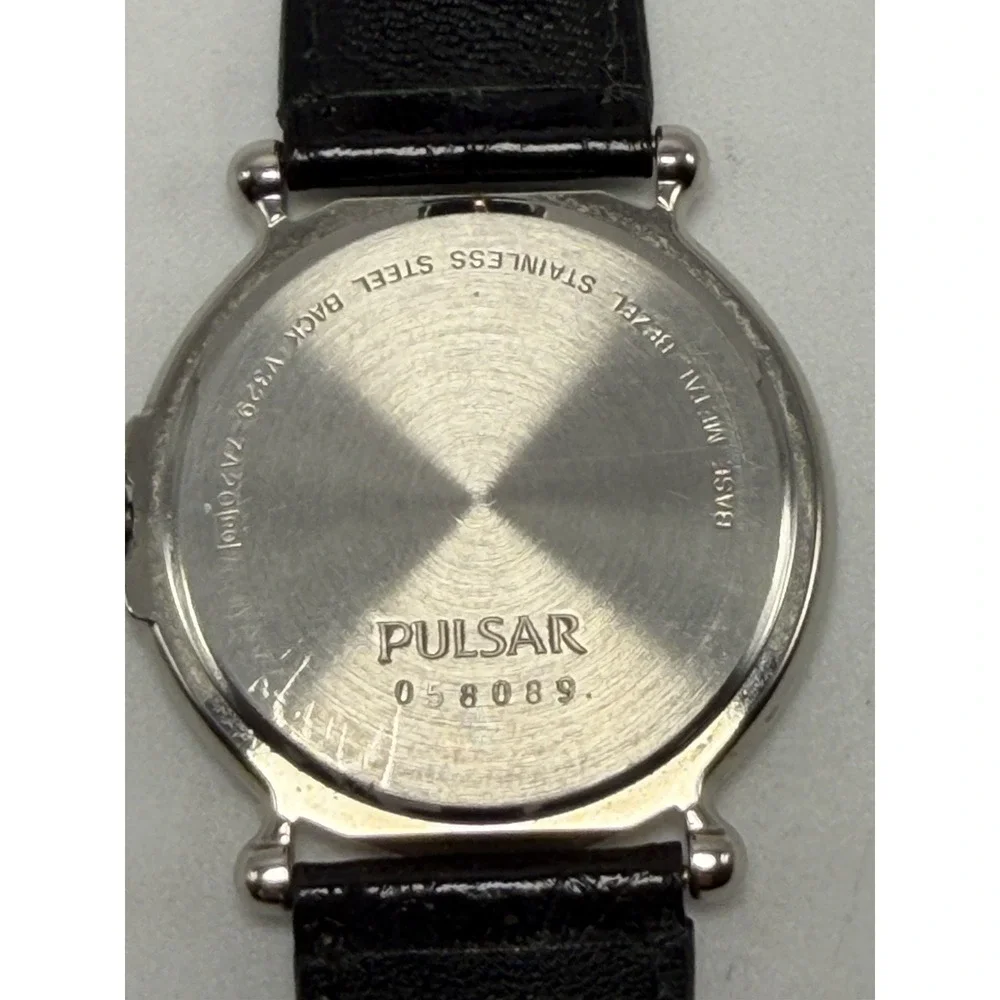 Pulsar V329-7A20 New Battery Unisex Thin Watch‎ 34MM 7.25